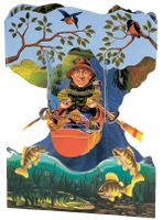 Santoro Interactive 3D Swing Greeting Card, Fishing Boat