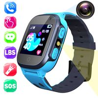 Kids Smart Watch Phone for Girls Boys, Students Touch Screen Smartwatch with AGPS/LBS Tracker Voice Chat One-Key SOS Anti-Lost Calling Phone Watches, Wrist Watch Suitable for Children