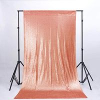 ShinyBeauty Sequin Photo Backdrop Sparkly Curtains 20FTx10FT Blush 2 Panels Set Sequins Fabric Background Kids Mardi Gras Backdrop -0327S (240x120-Inch 2Pack, Blush)