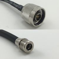 10 feet RFC240 KSR240 N MALE to QMA MALE Pigtail Jumper RF coaxial cable 50ohm High Quality Quick USA Shipping