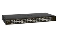 NETGEAR 48-Port Gigabit Ethernet Unmanaged Switch (GS348) - Desktop/Rackmount, Fanless Housing for Quiet Operation