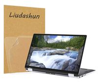 Liudashun Vivid Invisible Glossy HD Screen Protector Film Compatible with Dell Latitude 7400 2-in-1 2019 [Pack of 2]