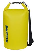 MARCHWAY Floating Waterproof Dry Bag 5L/10L/20L/30L/40L, Roll Top Sack Keeps Gear Dry for Kayaking, Rafting, Boating, Swimming, Camping, Hiking, Beach, Fishing (Lemon Yellow, 20L)