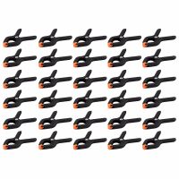 Wideskall 2.7" inch Mini Nylon Plastic Spring Clamps - Pack of 30