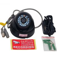 VideoSecu Day Night Vision Outdoor CCD CCTV Security Dome Camera Vandal-Proof 3.6mm Wide View Angle Lens 480TVL with Bonus Power Supply 1Z0