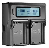 Bevik Lcd Dual Channel Charger For Nikon EN-EL15 MH-25 D850 D810 D800 D750 D600 D7500 D7200 AC/DC