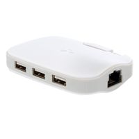 Kanex DualRole USB 3.0 to (3) Port USB Hub with Gigabit Ethernet Port (USB3GBIT3X)