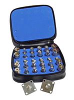 High Quality 30 Piece RF Connector Adapter Kit with QC Adapters for Telewave 44