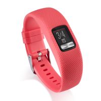 QGHXO Band for Garmin Vivofit 4, Soft Silicone Replacement Watch Band Strap for Garmin Vivofit 4 Activity Tracker, Small, Large, Ten Colors