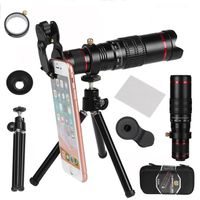 WMTGUBU Camera Lens, 22X Telephoto Camera Lens Kit Double Regulation HD Scale Distance FOV Phone Lens Attachment with Tripod for iPhone X/8/7/7 Plus/6s/6/5,Samsung Galaxy Most Smartphones