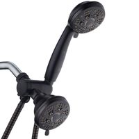 AquaDance Oil Rubbed Bronze High Pressure 3-way 48-setting Rain - Handheld Shower Head Combo - Angle Adjustable, Anti-Clog Jets, Tool-Free Installation - USA Standard Certified - Top U.S. Brand