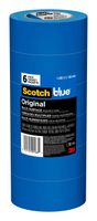 Scotch Painter's Tape ScotchBlue 2090-48A-CP Painter's, 1.88 in W x 60 yd L, Polypropylene Backing, Blue Tape, Width, 6 Pack