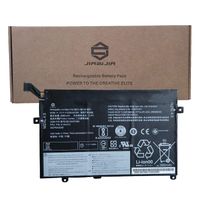 JIAZIJIA 01AV412 Laptop Battery Replacement for Lenovo ThinkPad E470 E470C E475 Series Notebook SB10K97569 01AV413 SB10K97570 01AV411 SB10K97568 Black 11.1V 45Wh 4050mAh 3-Cell