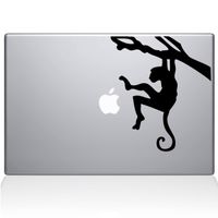 The Decal Guru Monkey Branch MacBook Decal Vinyl Sticker - 13" MacBook Pro (2015 & Older) - Black (1130-MAC-13P-BLA)