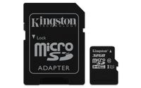 Kingston Digital 32GB Micro SDHC UHS-I Class 10 Industrial Temp Card with SD Adapter (SDCIT/32GB)