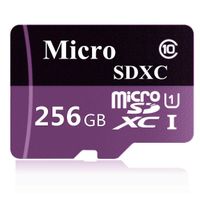Micro SD Card 256GB High Speed Class 10 Memory Micro SD SDXC Card with Adapter