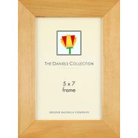 Bevelled natural blonde wood classic by Dennis Daniels® - 5x7