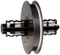 Brady B30C-4000-569-BK 100' Length x 4" Width, B-569 Hi-Performance Polyester, Black BBP31 Low-Halide Tape