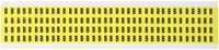 Brady 3400-B,  34 Series Number & Letter Card, 3/8" Height x 1/4" Width, Black on Yellow, Legend "B"  (144 per Card)