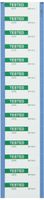 Brady WOX-38 Permanent Polyester Quality Control Labels , Green On White,  1.500" x 0.625"  (38.100 Mm x 15.880 Mm),  Legend "Tested"  (14 Per Card,  1 Card Per Package)