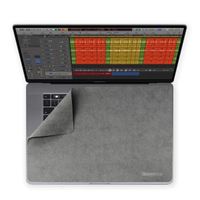 ShaggyMax 3-in-1 Laptop Screen Protector, Keyboard Cover, Microfiber Cleaner Wipe for 16-inch MacBook Pro (Alloy Silver)