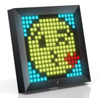 Divoom Pixoo Digital Frame with App Controlled 16X16 LED Screen (Black)