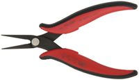 Hakko CHP PN-2007 Long-Nose Pliers, Flat Nose, Flat Outside Edge, Serrated Jaws, 32mm Jaw Length, 3mm Nose Width, 3mm Thick Steel