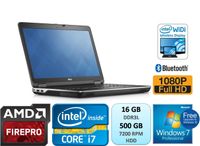 Dell Precision M2800 Mobile Workstation 15.6 Inch Full HD 1080p Intel Core i7 i7-4710MQ 16GB DDR3L 500GB HDD AMD FirePro W4170M Windows 7 Pro Webcam Bluetooth DVDRW