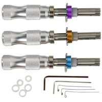 Stainless Steel Tubular Lock Pick Set Impression Tool Professional Picking 2
