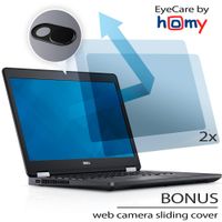 Homy Anti Blue Light Screen Protector Kit for 14.0 inch Widescreen Laptop [2-Pack] + Gift Web Camera Sliding Cover. Great Protection for Your Eyes Against Harmful UV. Filter Size: 6 7/8 x 12 3/16.