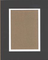 22x28 Black & White Double Picture Mats Bevel Cut for 18x24 Pictures