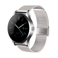 SMA-09 Smart Watch for Men Activity Tracker Heart Rate Monitor Fitness Tracker (Silver-SS)