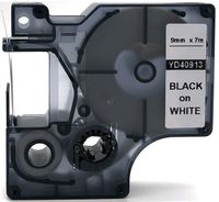 NEOUZA Compatible for DYMO D1 Standard Label Tape 3/8" x 23' 9mm x 7m (40913 S0720680 Black on White)