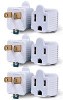 3-Prong to 2-Prong Adapter Grounding Converter 3 Pin to 2 Pin Power AC Ground Lifter For wall Outlets Plugs, Electrical, Household, Workshops, Industrial, And Appliances.