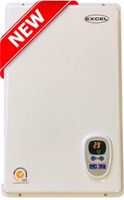 Excel Pro Tankless Gas Water Heater NATURAL GAS 6.6 GPM Whole House and for Hydronic heating Compare to Rinnai, Rheem,Noritz, Bosch FREE FLUE KIT
