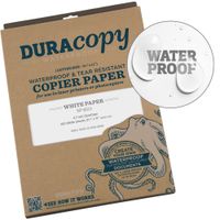 Rite in the Rain Waterproof (DURARITE) Copier Paper, 8 1/2" x 11", White, 100 Sheet Pack (6511)