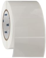 Brady THT-19-7546-1 3" Width x 2" Height, B-7546 Tamper-Evident Polyester, Gloss Finish White Thermal Transfer Printable Label (1000 per Roll)
