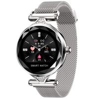 CYGGJ Fitness Tracker Smart Watch H1, Round Touch Screen IP67 Waterproof Smartwatch for Women, Heart Rate and Sleep Pedometer, Wristband for iOS/Android.