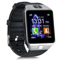 Padgene DZ09 Bluetooth Smartwatch,Touchscreen Wrist Smart Phone Watch Sports Fitness Tracker with SIM SD Card Slot Camera Pedometer Compatible with iPhone iOS Android for Kids Men Women