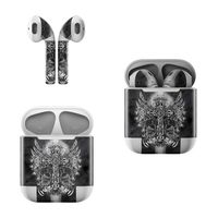 Skin Decals for Apple AirPods - Black Revival - Sticker Wrap Fits 1st and 2nd Generation