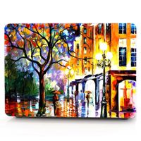 Basus(TM) MacBook Air 13.3 Inch Decal Paster Vinyl Sticker Skin Anti-Scratch Removable Colorful Sticker Cover for Apple Macbook Air 13-Inch Model A1466 A1369(Street)