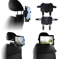 Navitech Portable DVD Player/Netbooks/Notebooks/Tablet pc & Laptop in Car Headrest/Back Seat Black Expandable Firm Grip Mount Cradle Compatible with The Alienware M11x, M15x