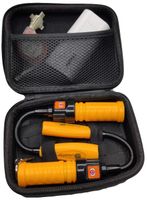 Cordless Work Light, LED Flashlight Rechargeable by USB| Magnetic Base, Gooseneck, Mini Torch Look| Battery Powered Flood Light, Reading Lamp, Spotlight in 1| Tool Kit in Portable Case by eLusefor