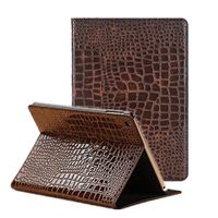 FuriGer New IPad 9.7 Inch 2018/2017 Case, Premium PU Leather Leisure Slim Folding Stand Folio Cover with Auto Wake/Sleep and Multiple Viewing Angles for iPad 9.7 2018/2017 -Brown