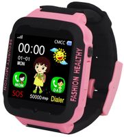 findtime Kids Smart Watch Phone GPS Tracker Anti-Lost SOS Remote Wrist Watches for Children Girls Pink
