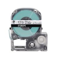 K-SUN CORPORATION 212BC K-Sun 212BC Tape Black on Clear 1/2" LABELShop - 1 Each