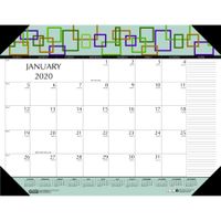 House of Doolittle 2020 Geometric Monthly Desk Pad Calendar, 22 x 17 Inches, January - December (HOD149-20)