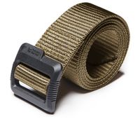 CQR Tactical (Pack of 1) Duty Nylon Webbing EDC Military Belt, Flip Tab(mzt01) - Khaki, S(w28-30)