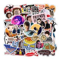 VSCO Stranger Things Stickers 50 Pcs for Girl Boy Lovely Waterproof Stickers Aesthetic Trendy Water Bottles Stickers Suitable for Hydro Flask,Laptop,Phone,Travel,Sharing,Yeti, Car (Stranger Things)
