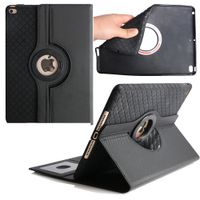 Dream Wings iPad Air 2 Case, 360 Degrees Rotating Multi-Angle Viewing Stand with Card Slots Slim Smart Screen Protective Detachable Case Cover for Apple iPad Air 2 9.7 inch Tablet (iPad Air 2, Black)